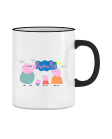 Puodelis Pepa Pig Pepos šeima
